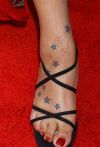 celebrity ankle tattoo